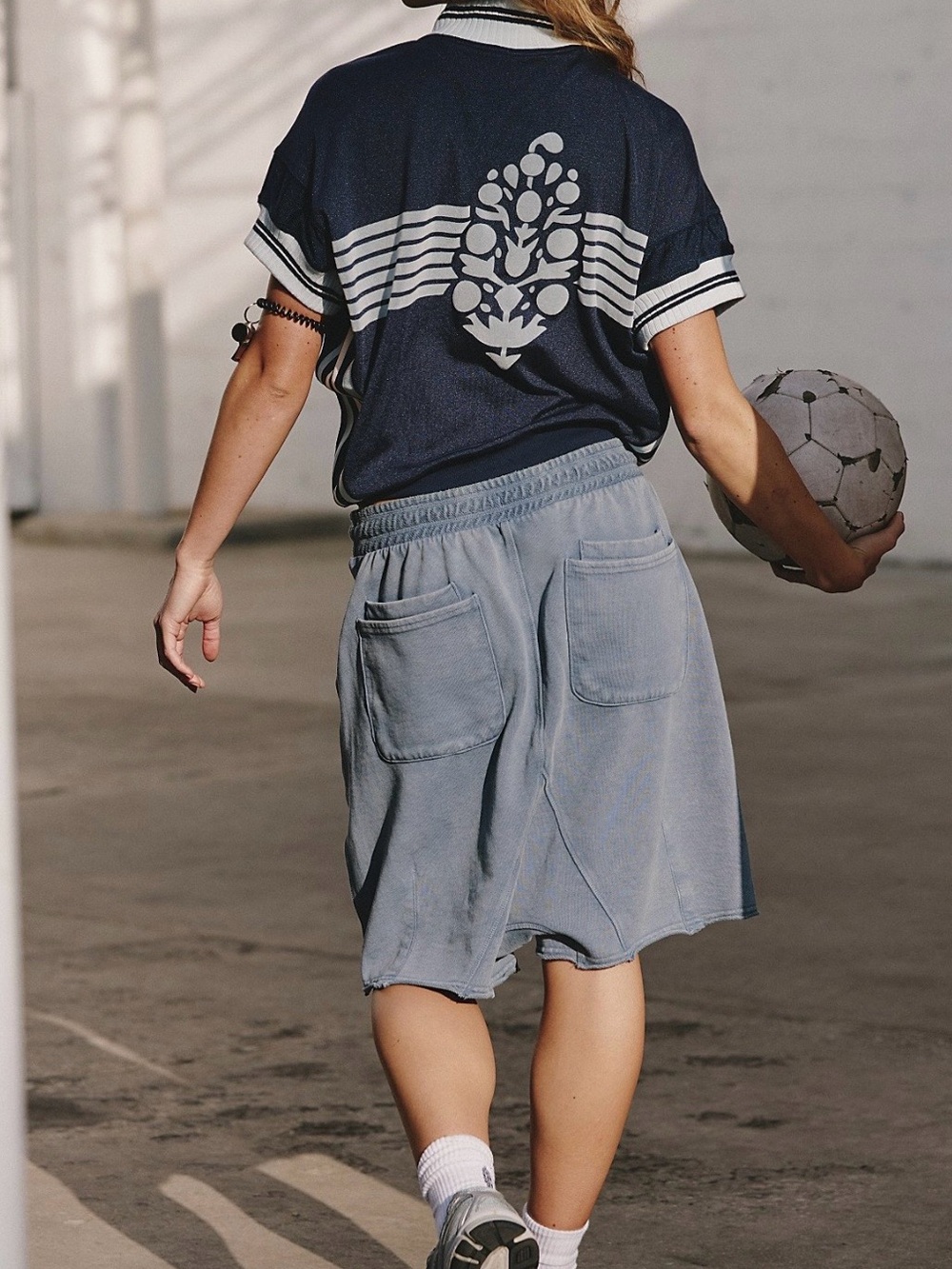 FP Movement All Or Nothing Tee Navy Blue ... combo Half Zip